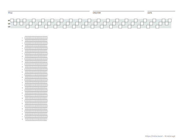 Inkle Loom Pattern Designer